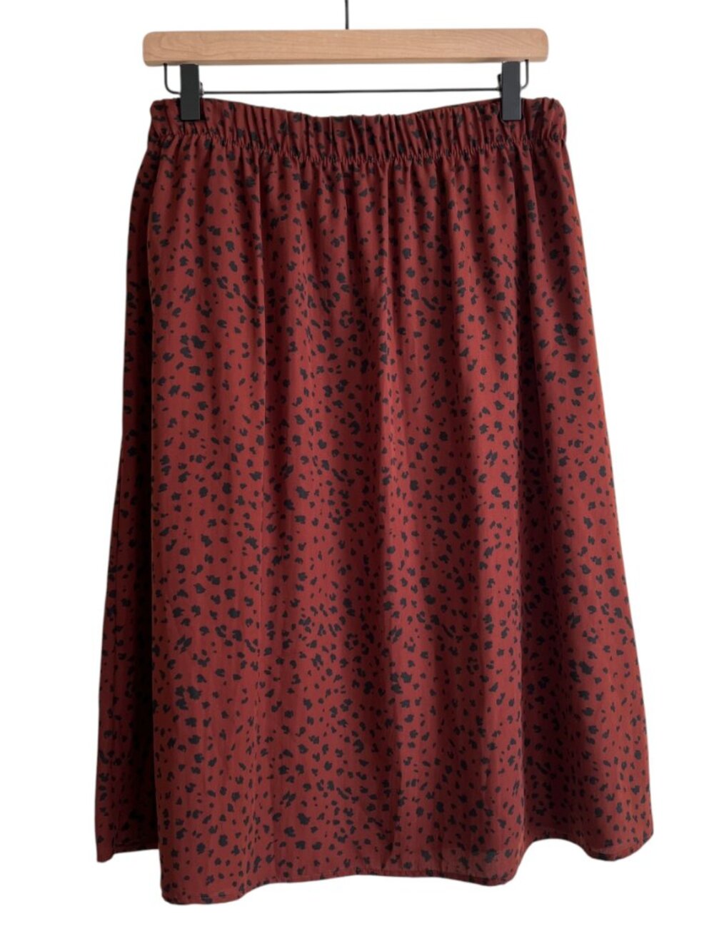 NWT Le Lis Stitch Fix Printed Alanna Faux Wrap Midi Skirt - Picture 5 of 7